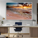 Sunset on Ocean Wall Art Canvas Print by MyGreatCanvas | Canvas Wall Art Prints | Photo Prints & Wall Decor