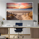 Sunset on the Sea Wall Art Canvas Print by MyGreatCanvas | Canvas Wall Art Prints | Photo Prints & Wall Decor