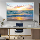 Coastal Wall Art - Vintage World Map Canvas Print with