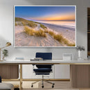 Sunrise On The Beach Wall Art Canvas Print
