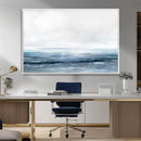 Blue Ocean Abstract Artwork Wall Art Canvas Print