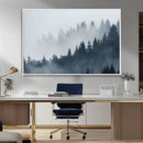 Foggy Pine Forest Wall Art Canvas Print by MyGreatCanvas | Canvas Wall Art Prints | Photo Prints & Wall Decor