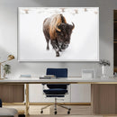Bison Winter Wall Art Canvas Print For Farmhouse Decor by MyGreatCanvas | Canvas Wall Art Prints | Photo Prints & Wall Decor