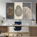 Boho Tree Ring Wall Art, Modern Minimalist Wood Grain by MyGreatCanvas | Canvas Wall Art Prints | Photo Prints & Wall Decor