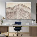 Tree Ring Wall Art Triptych, Rustic Wood Ring Canvas Print,
