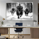 Buffalo Wall Art Canvas Print, Bison Family Wall Art Canvas by MyGreatCanvas | Canvas Wall Art Prints | Photo Prints & Wall Decor