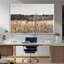 Abstract Wildflower Art Field Landscape Oil Painting Print,