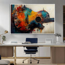 Abstract Guitar Wall Art Canvas | Vibrant Music-Inspired Art by MyGreatCanvas | Canvas Wall Art Prints | Photo Prints & Wall Decor