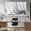 Yacht Sailboat Regatta Canvas Wall Art Canvas Print