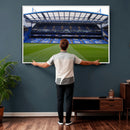 Chelsea FC Soccer Team Print - Stamford Bridge Stadium Wall