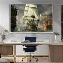 Pirate Ship War Wall Art Canvas Print by MyGreatCanvas | Canvas Wall Art Prints | Photo Prints & Wall Decor