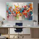 Abstract Butterfly Wall Art Canvas Print