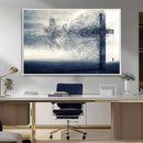 Jesus and the Fading Cross Wall Art Print – Symbol of Faith, by MyGreatCanvas | Canvas Wall Art Prints | Photo Prints & Wall Decor