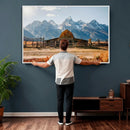 Vintage Old Barn Field Wall Art Canvas Print for Farmhouse by MyGreatCanvas | Canvas Wall Art Prints | Photo Prints & Wall Decor