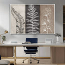 Minimalist Botanical Wall Art Canvas Print, Framed and Ready