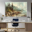 Abstract Acadia National Park Wall Art Canvas Print -