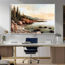 Serene Coastal View of Acadia National Park Wall Art -