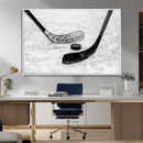 Winter Ice Hockey Sport Canvas Wall Art Print - Hockey Wall by MyGreatCanvas | Canvas Wall Art Prints | Photo Prints & Wall Decor