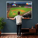 Angel Stadium Aerial Canvas Print – Los Angeles Angels