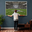 Dallas Cowboys Football Team Print - Arlington AT&T Stadium