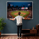 St. Louis Cardinals Baseball Team Print - Busch Stadium Wall