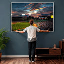 Fenway Park Wall Art Canvas Print | Large Baseball Stadium
