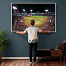 Fenway Park Wall Art Canvas Print | Large Baseball Stadium