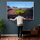 Cincinnati Reds Baseball Canvas Print - American Ball