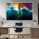 God Hand Wall Art Canvas Print