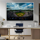 3-Panel Kauffman Stadium Wall Art Print | Large Kansas City
