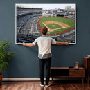 New York Yankees Baseball Team Print - Yankee Stadium Wall