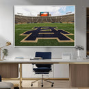 Notre Dame Stadium Giclee Canvas Print | Triptych Wall Art