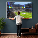 Tottenham Hotspur Stadium Canvas Print, Match Day Triple