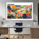Framed Yayoi Kusama 1986 Wall Art Print – Japanese Wall Art