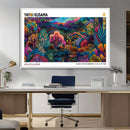 Framed Yayoi Kusama 1986 Wall Art Print – Japanese Wall Art