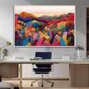 YAYOI KUSAMA Abstract Print - Landscape Canvas Wall Art