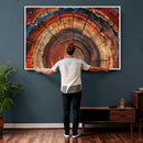 Abstract Tree Ring Art, Colorful Tree Ring Wall Decor, by MyGreatCanvas | Canvas Wall Art Prints | Photo Prints & Wall Decor