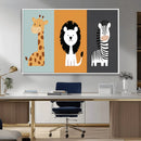 Boho Jungle Animal Nursery Wall Art Prints – Safari Decor