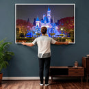 Disney Castle Wall Art Canvas Print – Magical Fairytale