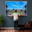 Wrigley Field Chicago Cubs Panoramic Art Multi-Piece Canvas