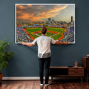 Chicago Wrigley Field Wall Art Canvas Print – Iconic