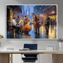 Colorful Jazz Wall Art - African American Music Canvas Print