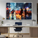 African American Jazz Canvas Wall Art Print – Abstract Music