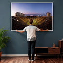 Iowa Hawkeyes Kinnick Stadium Wall Art Canvas Print, Framed