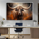 Highland Bull Canvas Abstract Canvas Wall Art Print – by MyGreatCanvas | Canvas Wall Art Prints | Photo Prints & Wall Decor