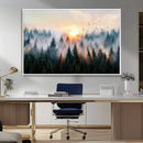 Abstract Forest Wall Art - Serene Nature Canvas Print with by MyGreatCanvas | Canvas Wall Art Prints | Photo Prints & Wall Decor