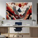 Abstract Mountain Wall Art Canvas Print – Vibrant Stylized by MyGreatCanvas | Canvas Wall Art Prints | Photo Prints & Wall Decor