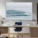 Ocean Waves Wall Art Canvas Print – Framed Surfer Lineup by MyGreatCanvas | Canvas Wall Art Prints | Photo Prints & Wall Decor