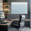 Ocean Waves Wall Art Canvas Print – Framed Solo Surfer Wave