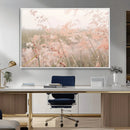 Pastel Grasses Wall Art Canvas Print – Framed Soft Meadow